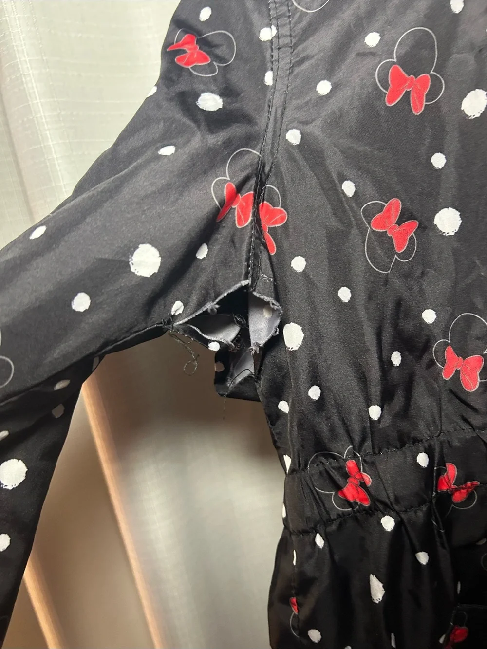 Betsey Johnson Black Hoodie with Pink and Red Bow Accents